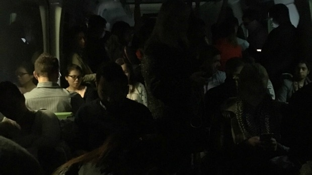 Article image for Commuters plunged into darkness in the city loop