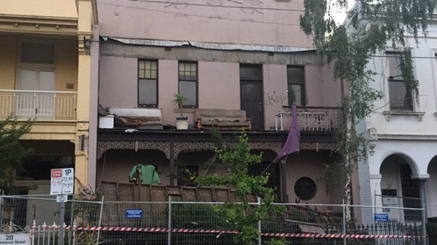 Article image for Lucky escape for Carlton residents after a balcony collapsed