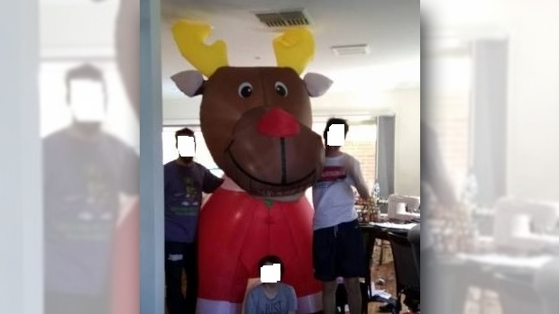 Article image for Inflatable reindeer stolen from Preston home