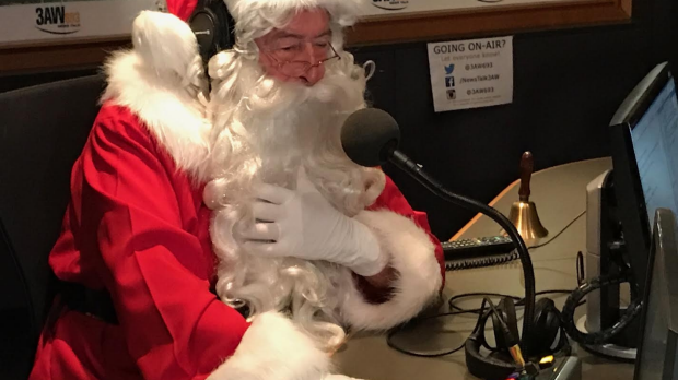 Article image for Santa Claus joins Tony Jones exclusively in studio to take your calls