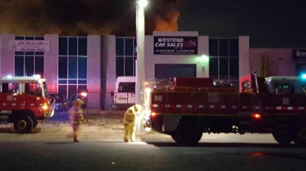 Article image for Jumping castle business damaged in Hoppers Crossing fire