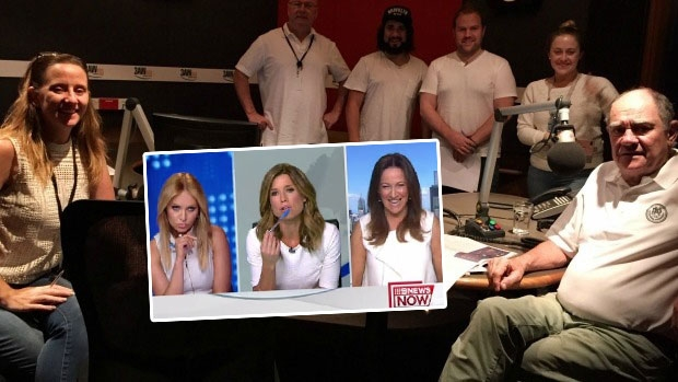 Article image for 3AW Breakfast crew all wear white to work on Friday after jacket saga on Channel 9