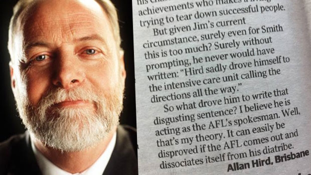 Article image for Patrick Smith defends controversial column on James Hird