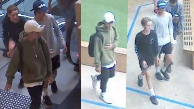 Article image for Police release images of boys wanted over Highpoint robbery
