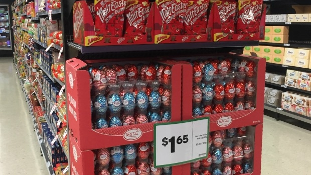 Article image for Neil Mitchell sent pictures of Easter Eggs on sale