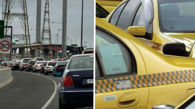 Article image for RUMOUR CONFIRMED: Victorian taxi drivers to block Bolte Bridge in protest on Monday