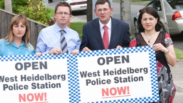 Article image for Vandalised Heidelberg West police station ‘virtually closed’ says opposition