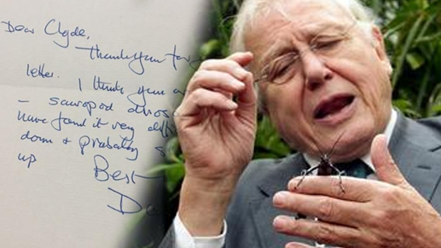 Article image for Five-year-old writes a letter to David Attenborough and receives one back