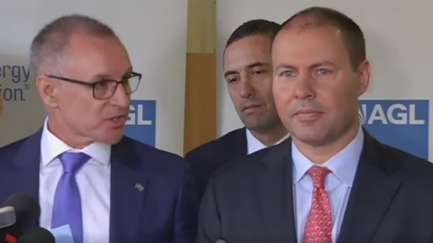Article image for Jay Weatherill and Josh Frydenberg trade verbal barbs on live television