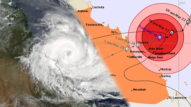 Article image for Tropical Cyclone Debbie lashes Queensland