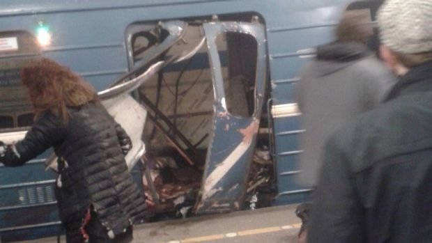 Article image for Several killed, dozens injured, in bomb blast on St Petersburg metro station