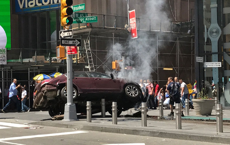 Article image for Horrifying car rampage in New York