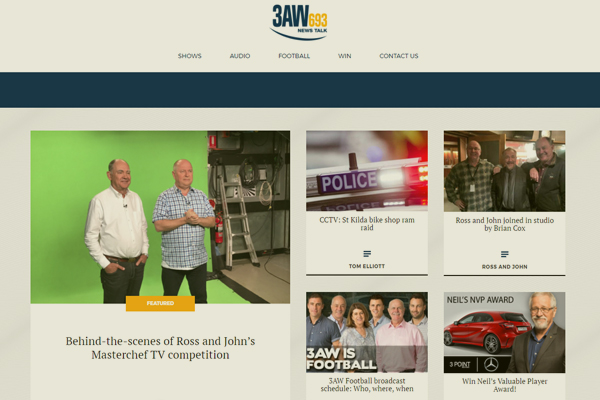 Article image for The 3AW website has a fresh new look