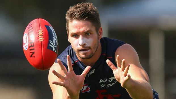 Article image for Melbourne forward Jesse Hogan diagnosed with cancer