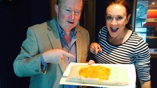 Article image for Michelle Bridges, Denis Walter and a giant burrito