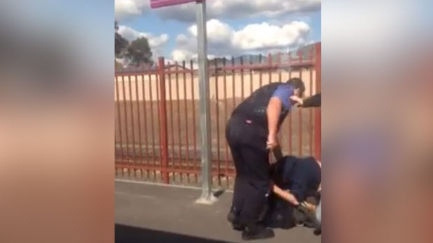 Article image for Video shows V/Line conductor’s violent attack on passenger