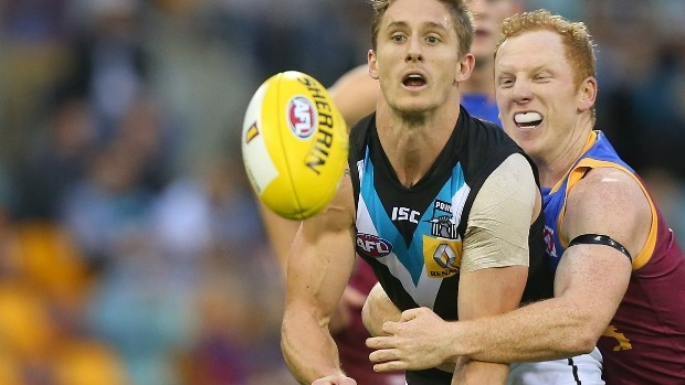 Article image for Hamish Hartlett reveals the ‘main reason’ he re-signed with Port Adelaide