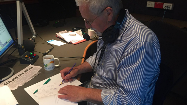 Article image for Neil Mitchell tries adult colouring-in