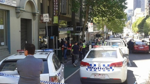 Article image for La Trobe Street blocked due to police operation