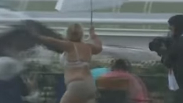 Article image for The ‘Oaks Day Streaker’ is auctioning off her infamous undies