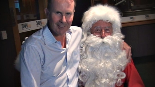 Article image for The CUTEST! Santa answers kids’ questions on 3AW with Tony Jones