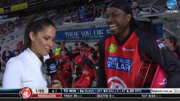 Article image for Mel McLaughlin responds to Chris Gayle interview