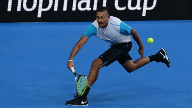 Article image for Nick Kyrgios fires up again