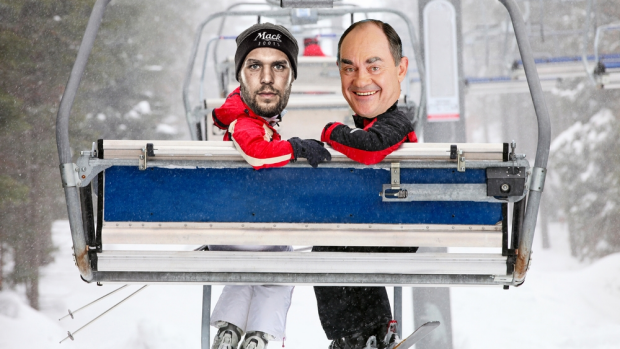 Article image for How Buddy Franklin came up during Burnso’s Italian chairlift