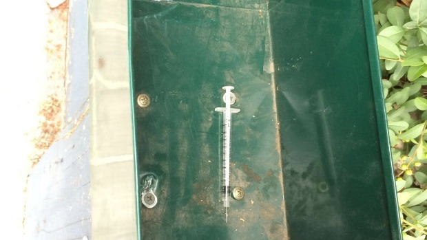 Article image for Mother finds syringe in letter box