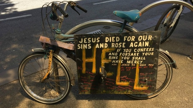 Article image for Religious bike messages causing offence