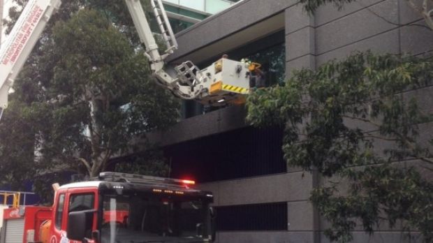 Article image for Mystery surrounds man rescued from Docklands ledge