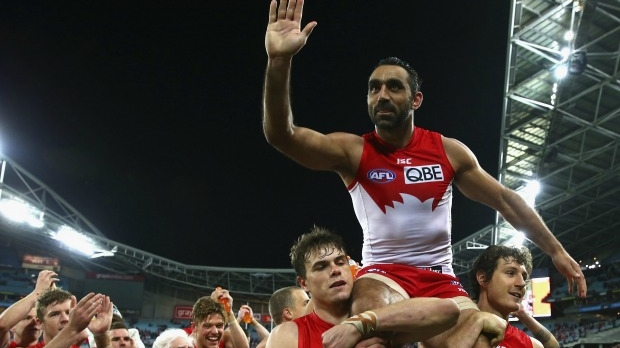 Article image for Sydney boss Andrew Ireland defends ANZ Stadium announcement, denies Adam Goodes is ‘avoiding’ Collingwood fans