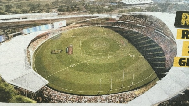 Article image for Richmond proposes 40,000-seat upgrade for Punt Road Oval