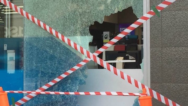 Article image for Rock thrown through window at Craigieburn Telstra store