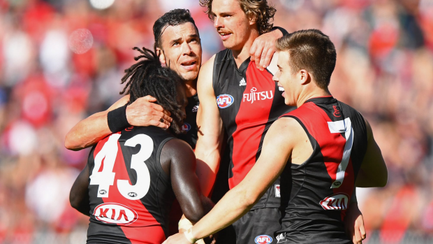 Article image for Joe Daniher happy to renew contract with Essendon