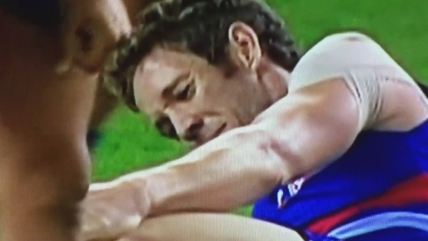 Article image for Matthew Richardson and Cameron Ling react to Bob Murphy’s knee injury