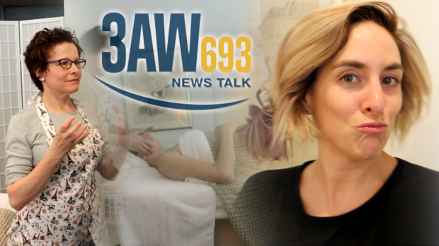 Article image for 3AW Senior Producer Katie Dower gets a french facial from Christine Clais