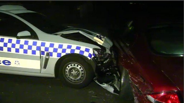 Article image for Police car rammed at Langwarrin