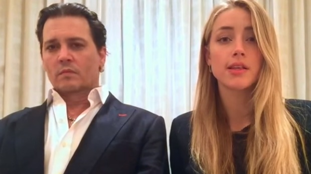 Article image for Johnny Depp and Amber Heard release apology video over dogs Pistol and Boo