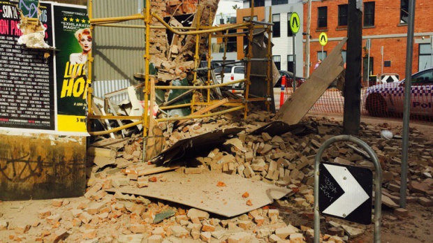 Article image for North Melbourne building site collapses after CFMEU shuts it down