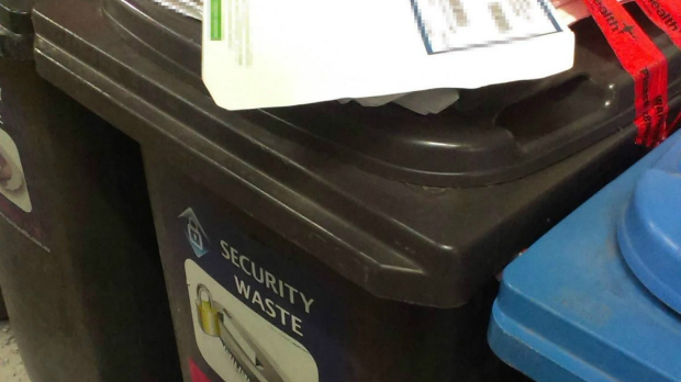 Article image for Medical records stored openly in a loading dock at Epworth Hospital