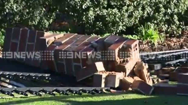 Article image for A man has died after a wall collapsed at Belmont