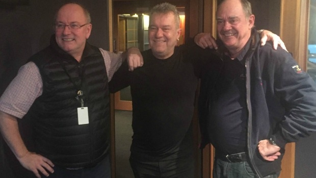 Article image for WATCH: Jimmy Barnes joins Ross and John in studio on 3AW Breakfast
