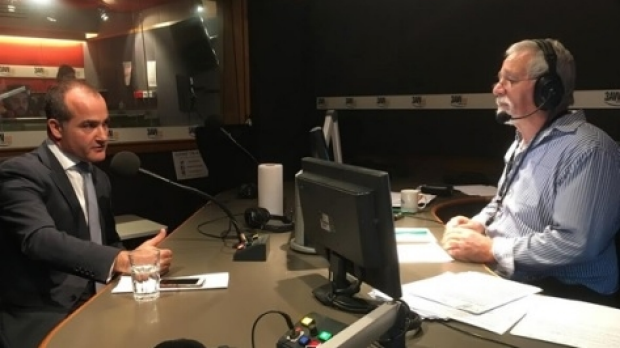 Article image for Deputy Premier James Merlino in studio with Neil Mitchell to discuss the CFA dispute
