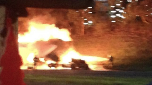Article image for Truck fire closes Monash Freeway inbound at Springvale Road