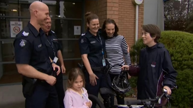 Article image for Kind-hearted police replace boy’s stolen bike