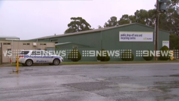 Article image for Police are searching for possible human remains at rubbish tip in Hampton Park