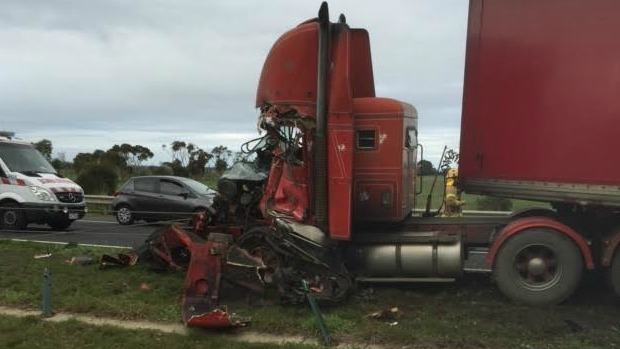 Article image for Multiple trucks in Officer crash