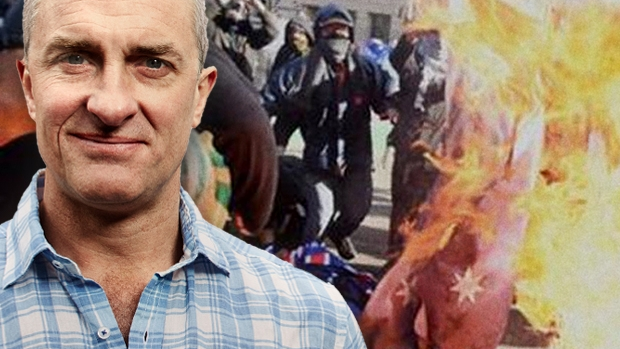Article image for Tom Elliott is furious over Sunday’s flag burning incident