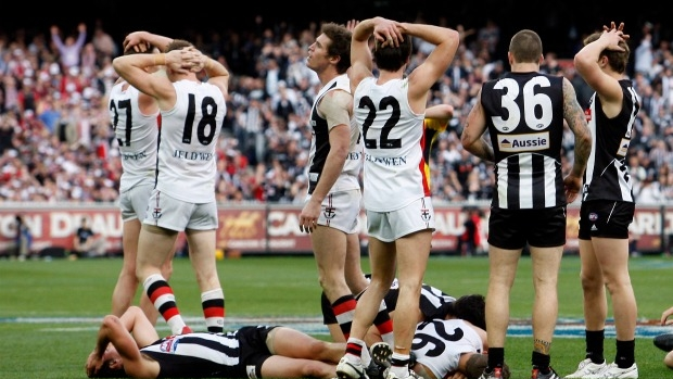 Article image for Composer writes soundtrack to drawn grand final between St Kilda and Collingwood